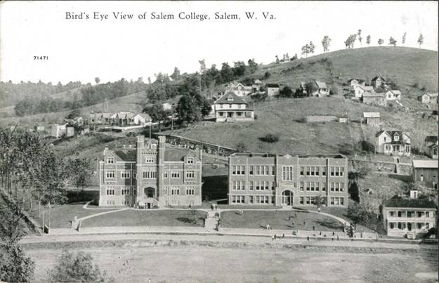 Birdseye View Salem College Campus