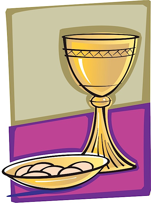 Communion bread and cup